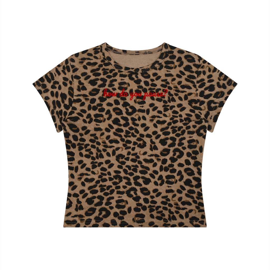 Chloe leopard tee