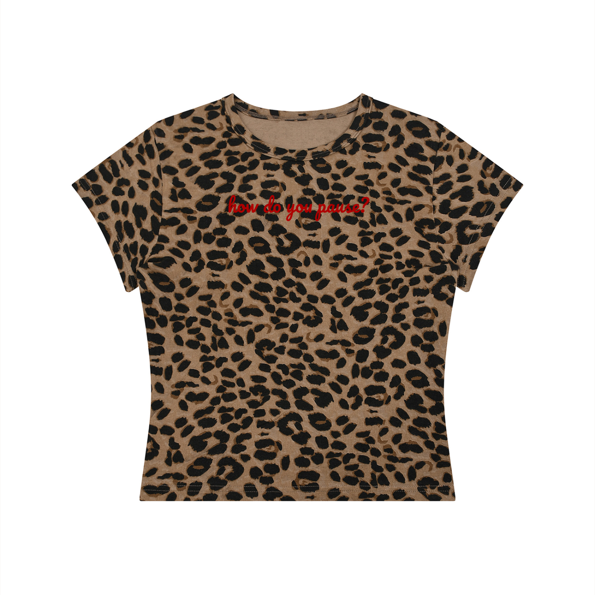Chloe leopard tee