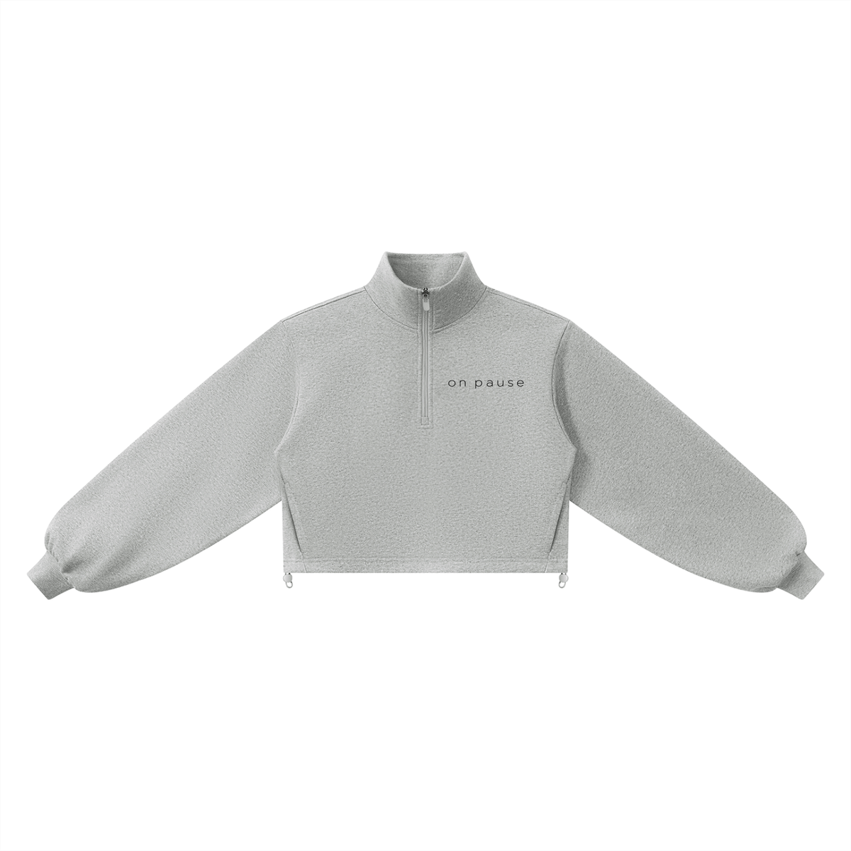 Vivienne mock-neck quarter-zip